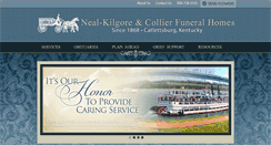 Desktop Screenshot of kilgorecollierfuneralhome.com